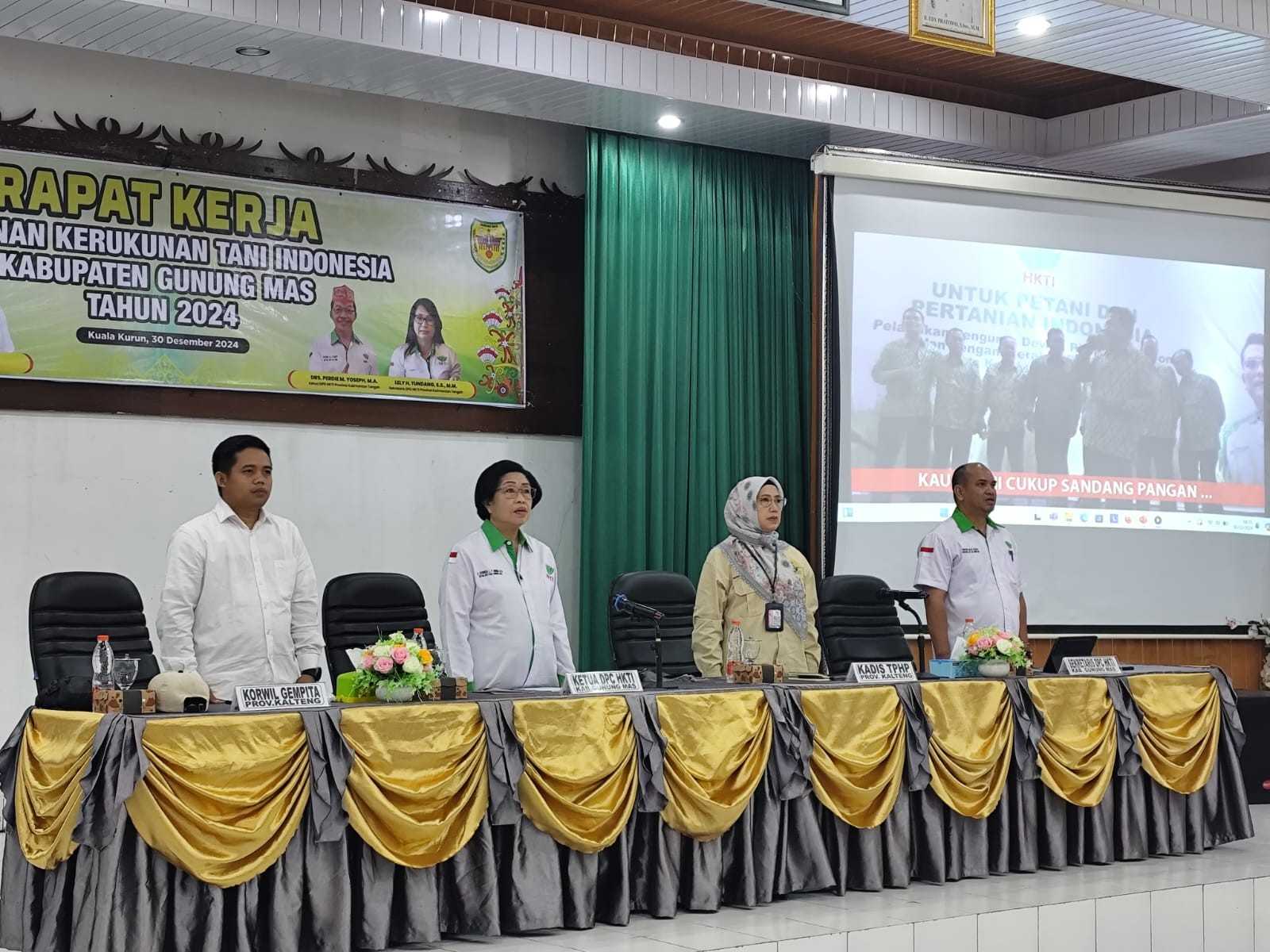 Kadis TPHP Prov. Kalteng Menjadi Narasumber pada Rapat Kerja DPC HKTI