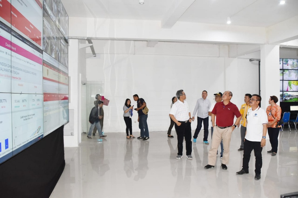 Sekda Provinsi Kalteng Kunjungi Gedung Smart Province