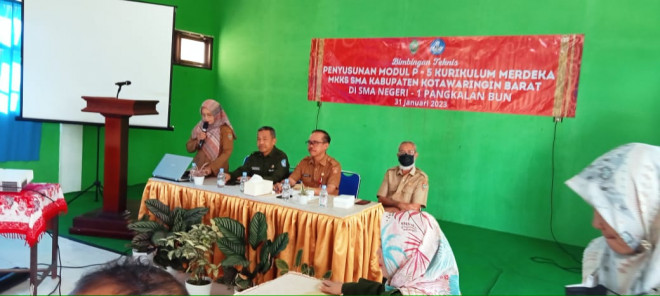 MKKS SMA/SMK Kobar Selenggarakan Bimtek Penyusunan Modul P5