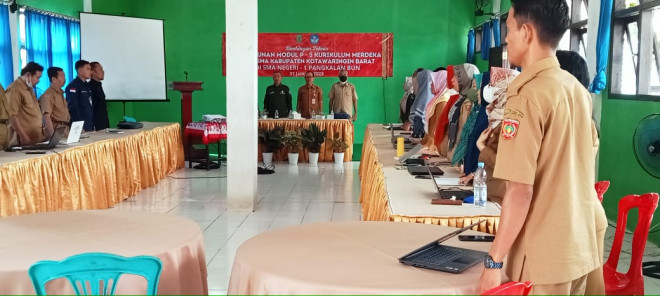 MKKS SMA/SMK Kobar Selenggarakan Bimtek Penyusunan Modul P5
