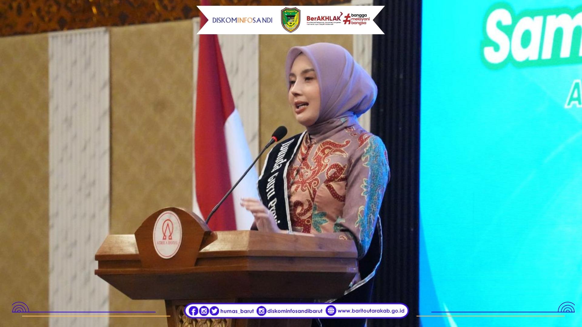 Sinergi Memajukan Pendidikan, Bunda Guru Barito Utara Hadiri Konkerprov PGRI Kalteng 2026