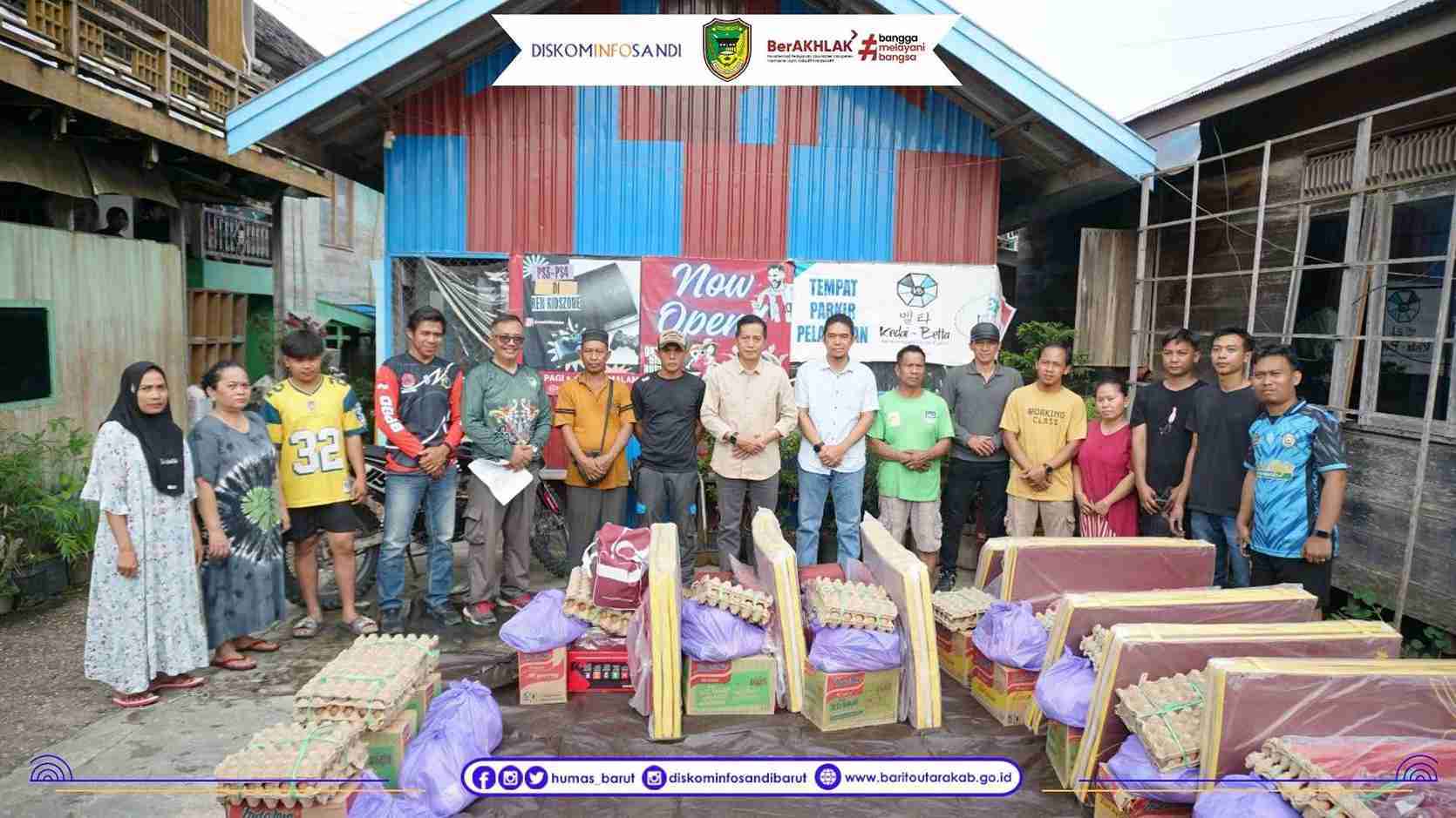 Pemkab Barito Utara Salurkan Bantuan Cepat untuk Korban Kebakaran Jalan Meranti