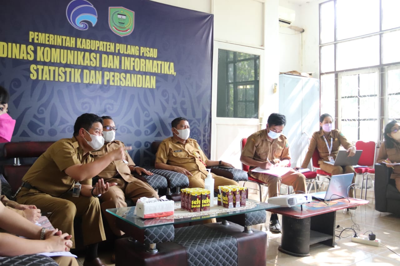 Persiapan Penilaian Evaluasi KLA di Pulang Pisau, Dinas P3AP2KB Kunjungi Diskominfostandi