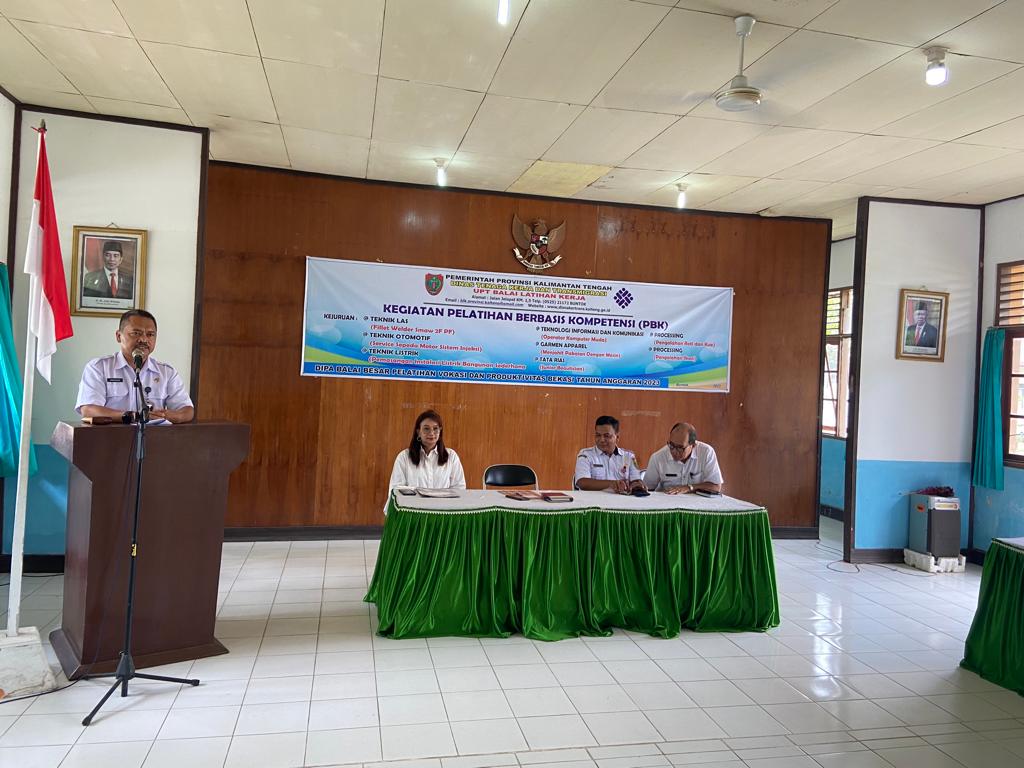 80 Orang Pencaker Ikuti Pelatihan Berbasis Kompetensi BLK Prov. Kalteng