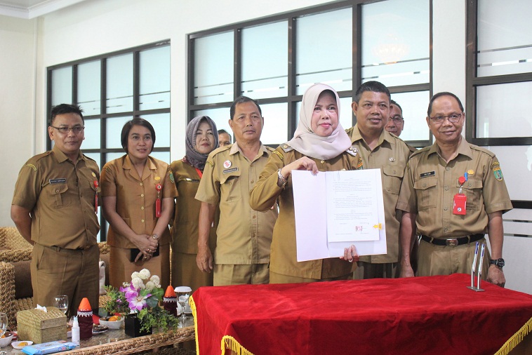 Kerjasama dengan Kemkominfo RI, Pemkab Barsel Teken Nota Kesepakatan Kota Cerdas (Smart City)