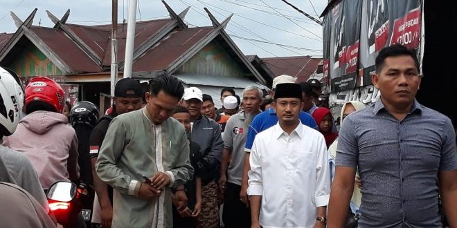 Walikota Palangka Raya Meninjau Korban Kebakaran