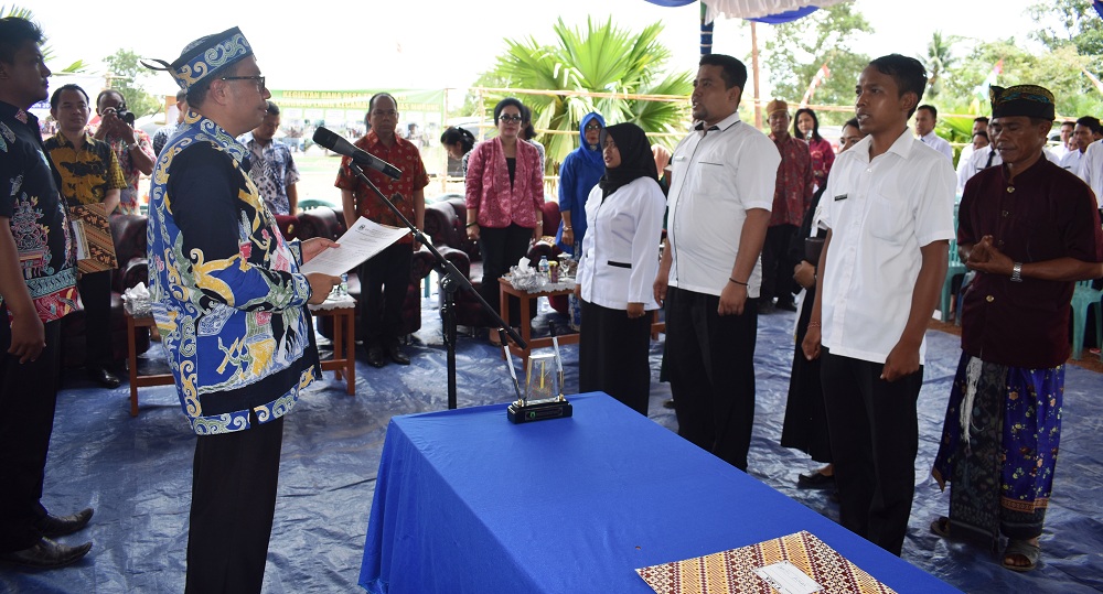 133 Perangkat Desa Wilayah Kecamatan Kapuas Murung di Lantik