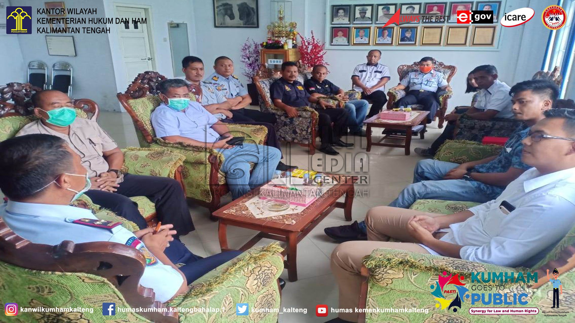 Kunjungan Polres Kobar di Lapas Pangkalan Bun