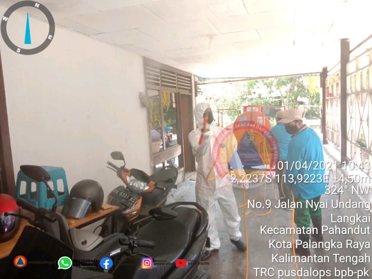 Cegah Penyebaran Covid-19 Agar Tidak Meluas di Wilayah Prov Kalteng