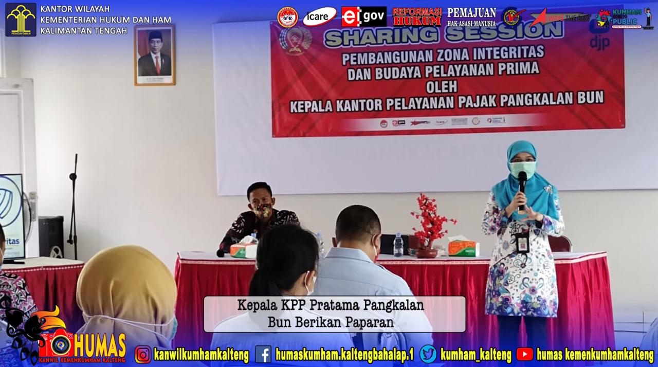 Bapas Pangkalan Bun Gelar Sharing Session dengan KPP Pratama Pangkalan Bun