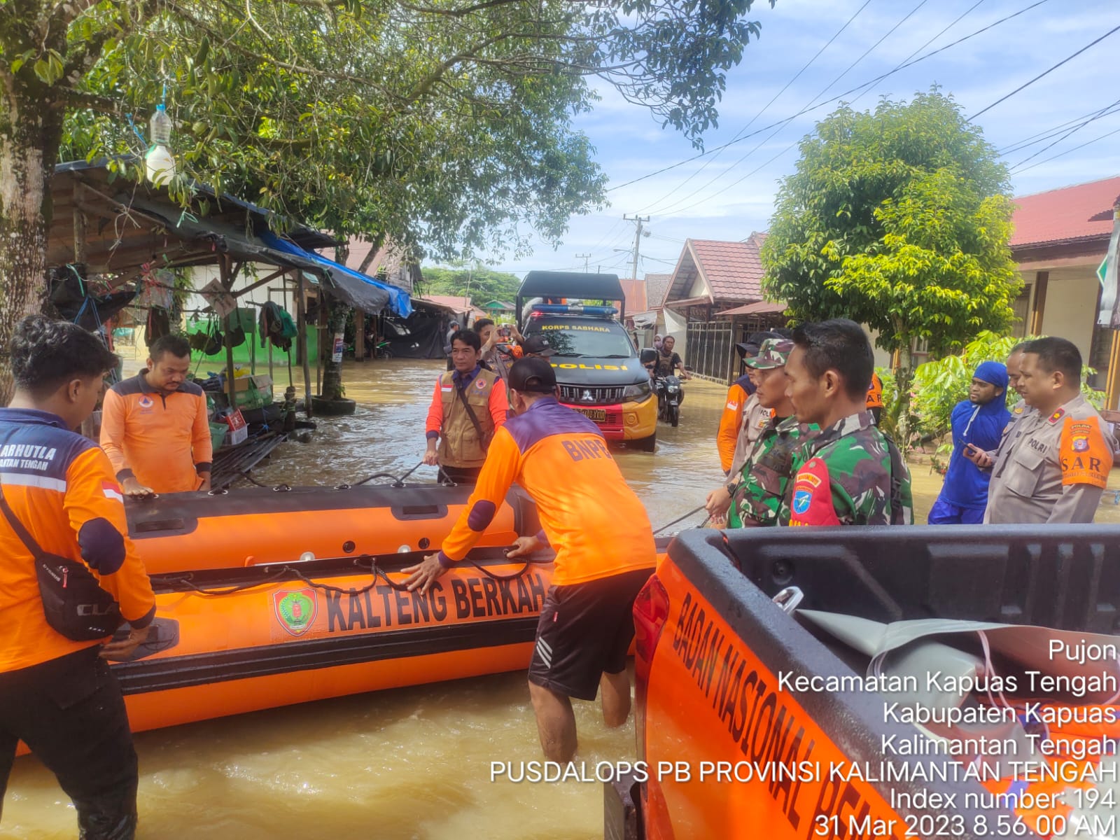 Banjir Rendam Beberapa Desa di Kabupaten Kapuas, Pemprov Kalteng Kirim Tim ke Lokasi