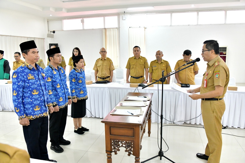 Bappedalitbang Gelar Pelantikan Pejabat Fungsional Perencana Lingkup Prov. Kalteng 
