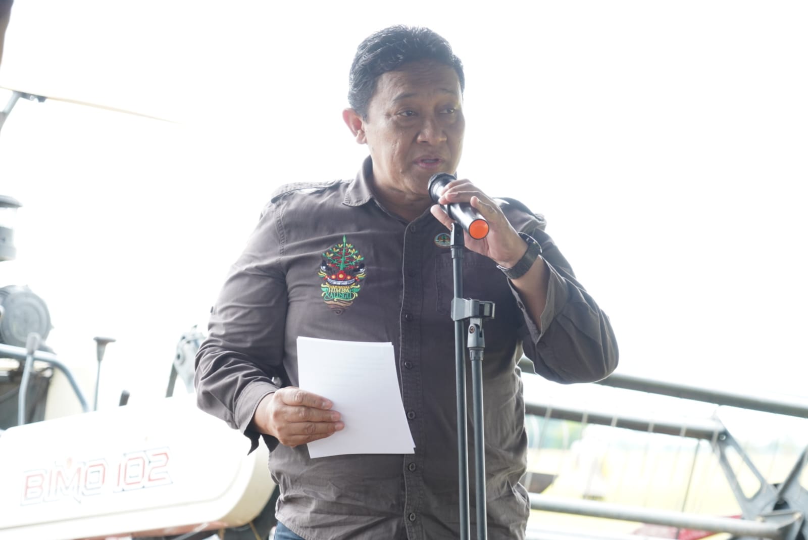 Wagub Edy Pratowo Panen Raya Padi di Kawasan Food Estate Kabupaten Pulang Pisau