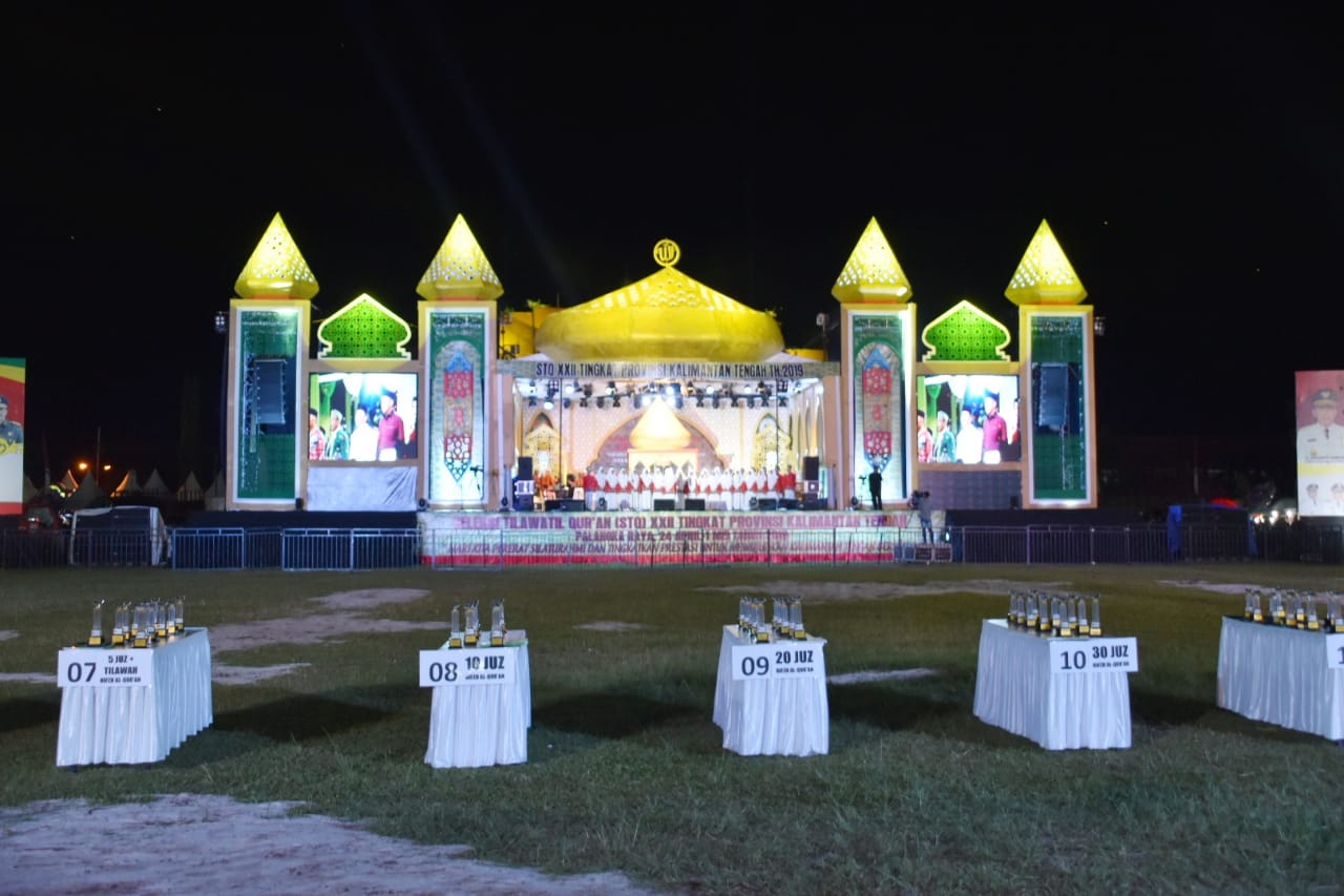 Gubernur Tutup Acara STQ XXII Tingkat Prov. Kalteng 2019