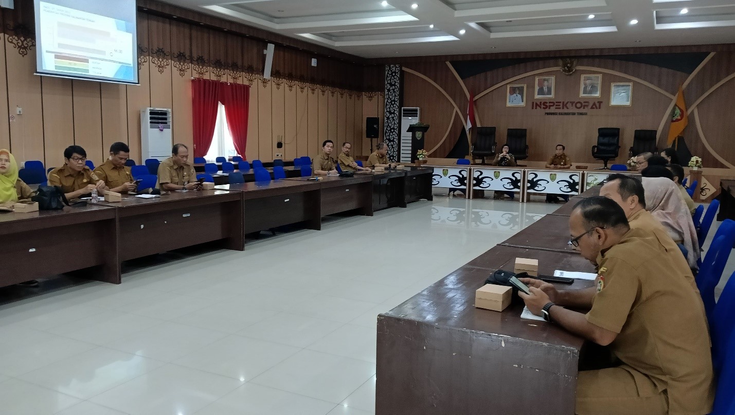 Inspektorat Daerah Prov. Kalteng Selenggarakan Rakor Penyusunan Rencana Aksi Tindak Lanjut SPI 2023