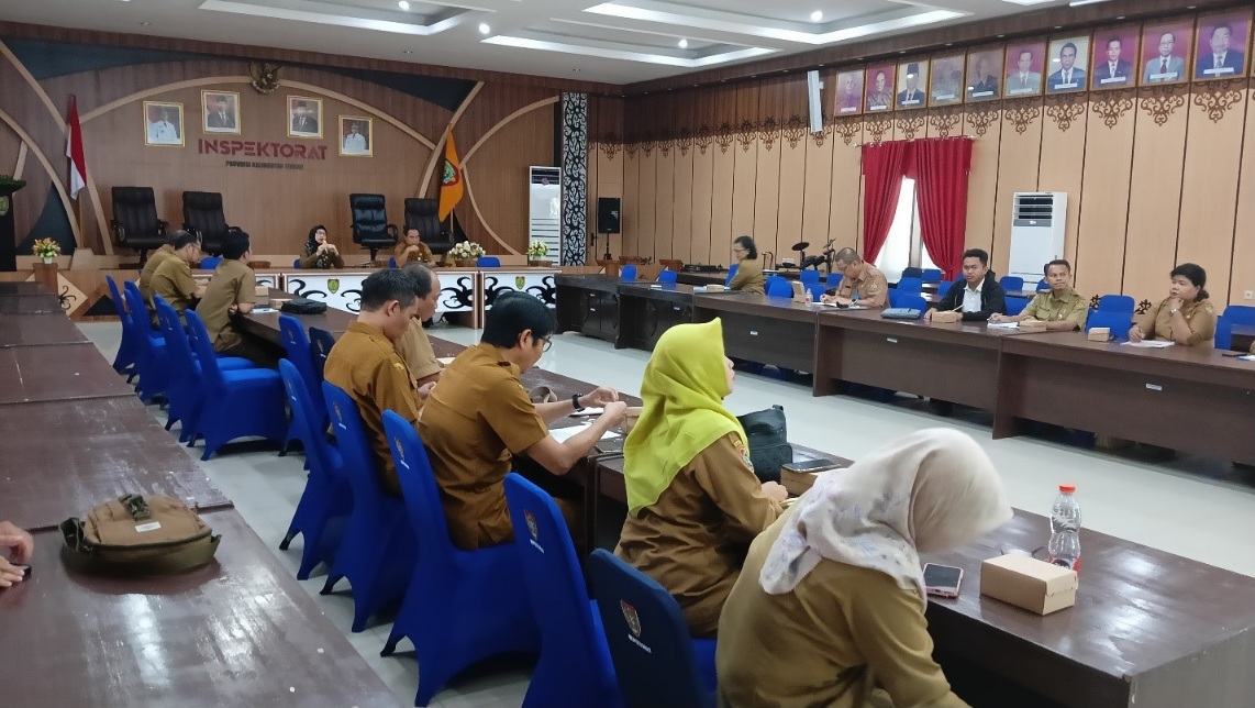 Inspektorat Daerah Prov. Kalteng Selenggarakan Rakor Penyusunan Rencana Aksi Tindak Lanjut SPI 2023