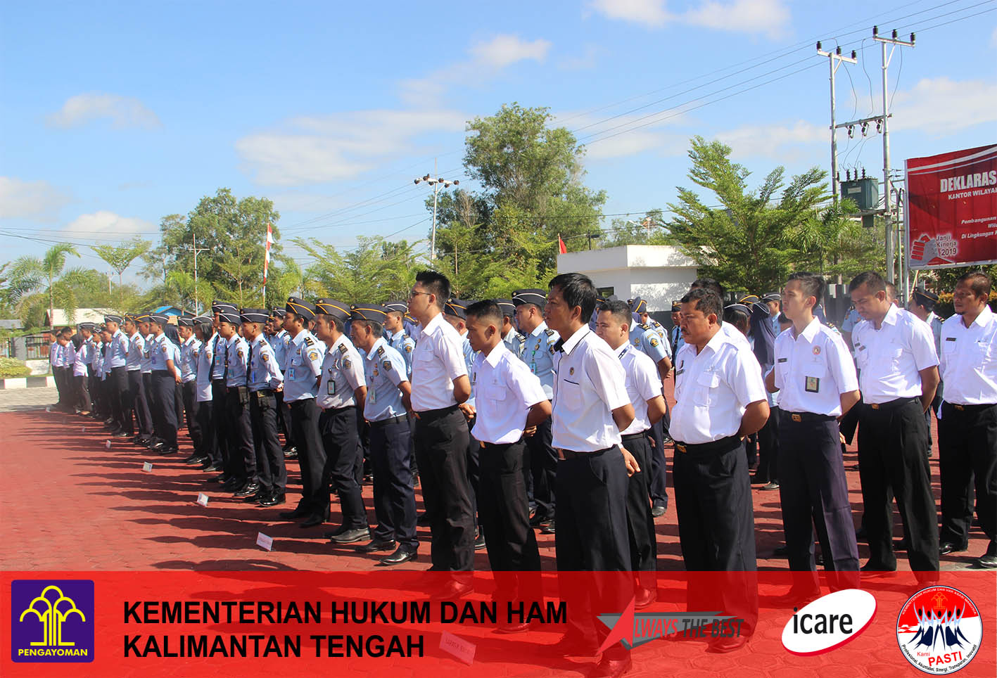 Peringati Hari Lahir Pancasila, Kanwil Kalteng Gelar Upacara Bendera