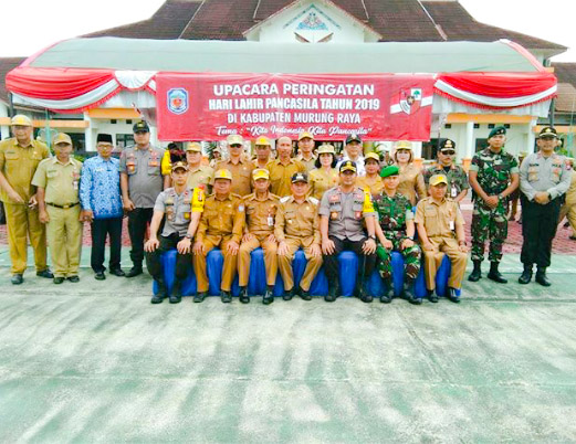 Pemkab Mura Gelar Upacara Peringati Hari Lahir Pancasila