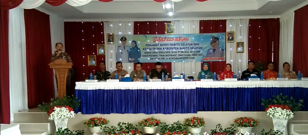 Pj. Bupati Barsel Silaturahmi ke Kecamatan Dusun Utara