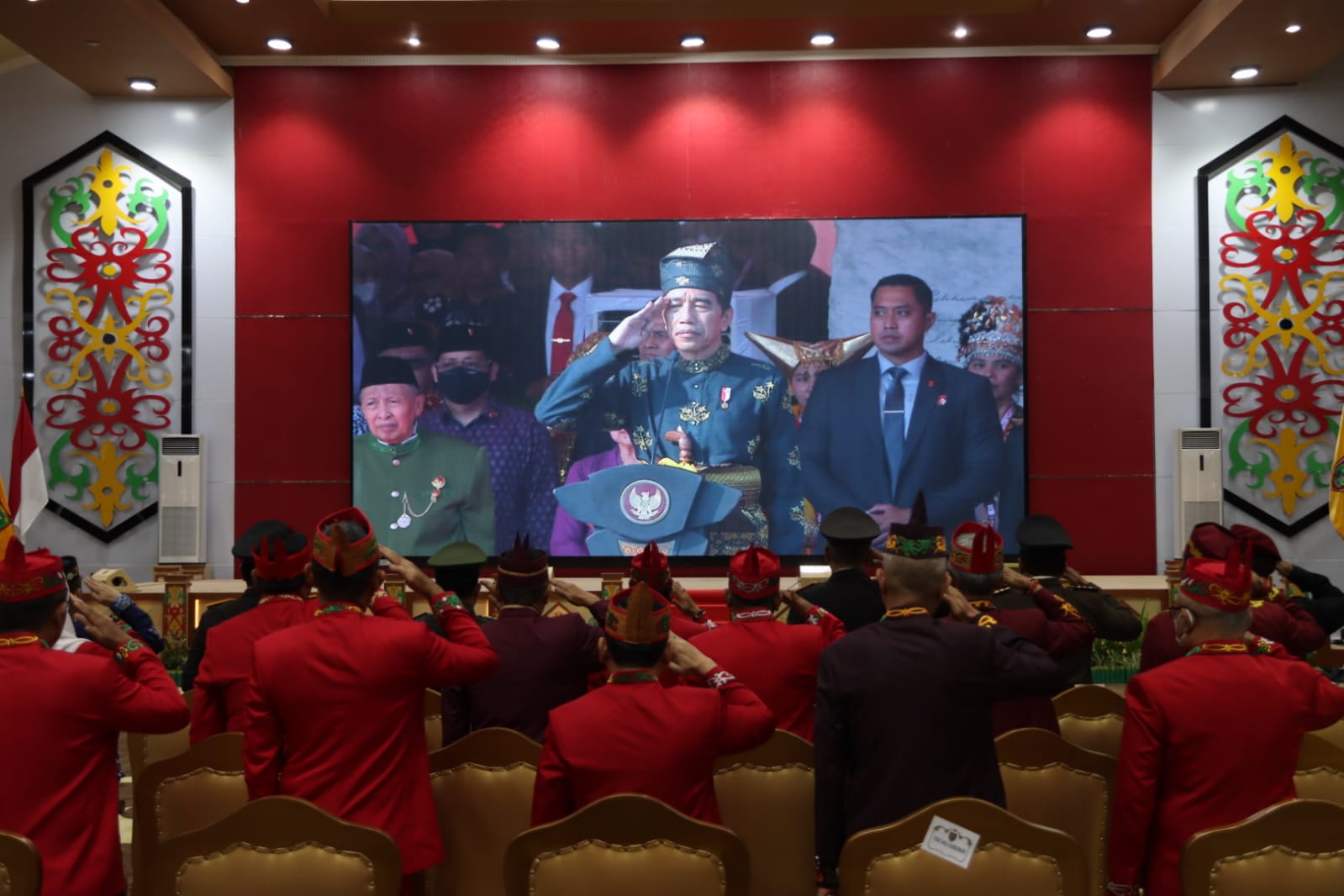 Pemprov Kalteng ikuti Upacara Harlah Pancasila 1 Juni Secara Virtual