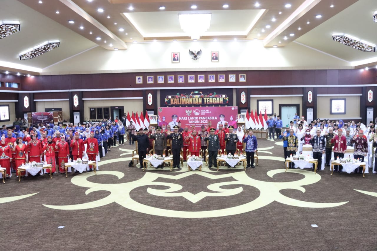 Pemprov Kalteng ikuti Upacara Harlah Pancasila 1 Juni Secara Virtual