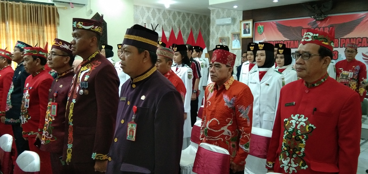 Pemkab Barsel Ikuti Harlah Pancasila secara Virtual