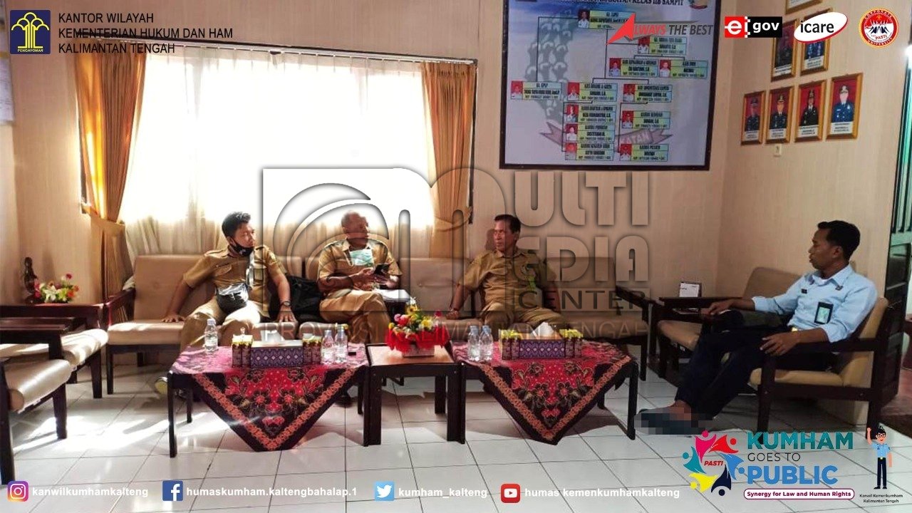Koordinasi Kalapas Sampit Dengan Dinas Lingkungan Hidup Kotim Dalam Penanganan Sampah