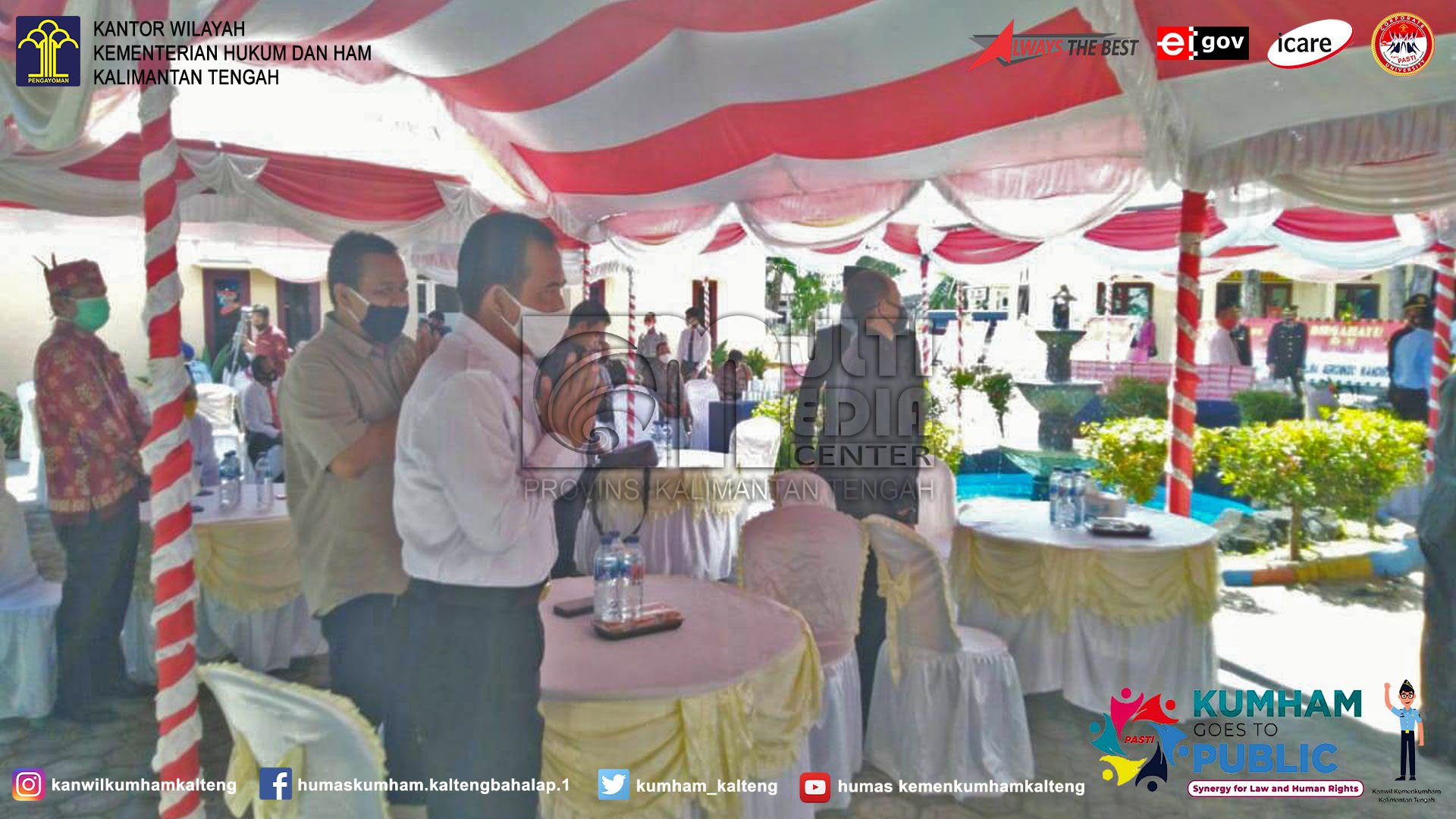 Kalapas Sukamara Hadiri HUT Bhayangkara Ke- 74 di Polres Sukamara