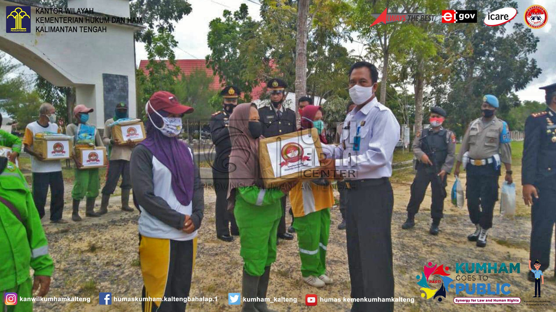 Kalapas Sukamara Hadiri HUT Bhayangkara Ke- 74 di Polres Sukamara