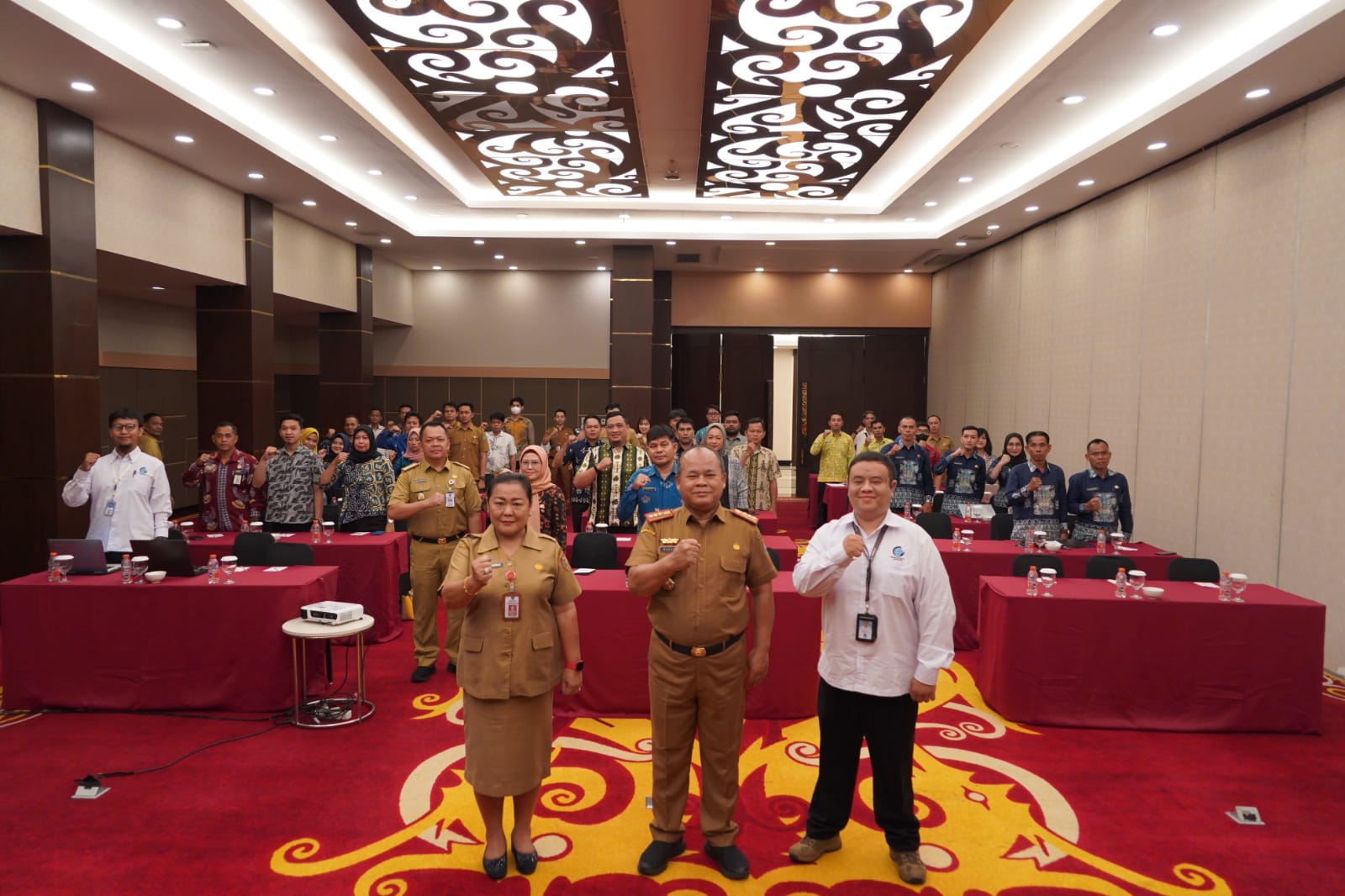 Mewakili Sekda Prov. Kalteng, Plh Asisten Pemkesra Buka Asistensi Teknis Pengolahan Data dan Penelaahan Nama Rupabumi pada SINAR Tahun 2024