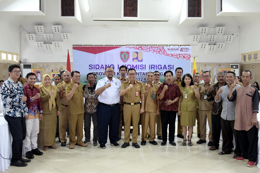 Kepala Bappedalitbang Prov. Kalteng Buka Sidang I Komisi Irigasi Prov. Kalteng 2024