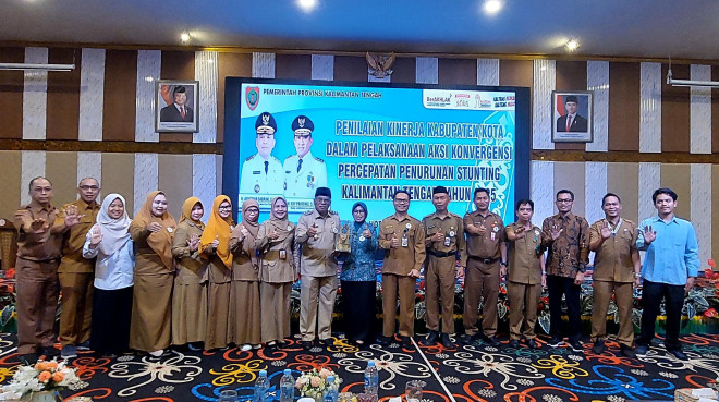 Pemkab Kobar Ikuti Penilaian Kinerja Aksi Konvergensi Stunting di Palangka Raya