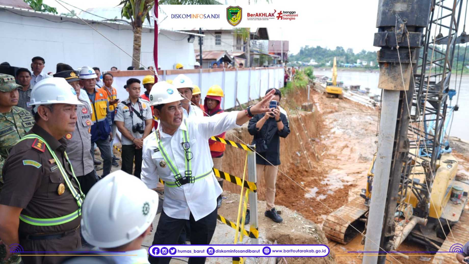 Groundbreaking Water Front City Lanjas, Bupati Barito Utara: Muara Teweh Wajah Baru Menuju Kota Sehat dan Estetik