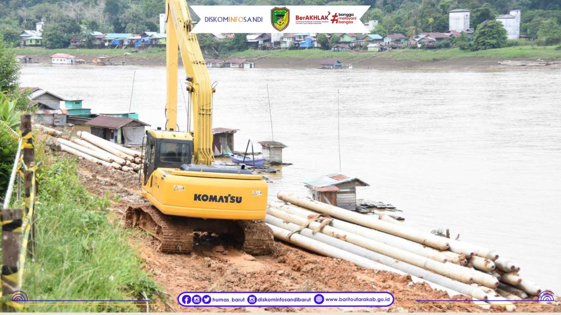 Groundbreaking Water Front City Lanjas, Bupati Barito Utara: Muara Teweh Wajah Baru Menuju Kota Sehat dan Estetik