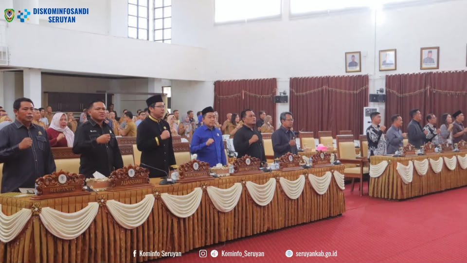 Wabup Seruyan Hadiri Paripurna DPRD, Fraksi Sampaikan Pandangan Umum atas Raperda Pertanggungjawaban APBD 2025