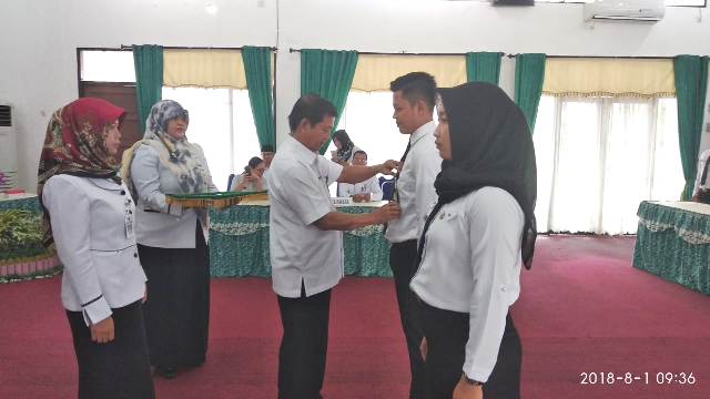 Pelatihan Dasar Cpns Kemenkumham Kalteng Gelombang III Tahun 2018 Diikuti  117 Peserta