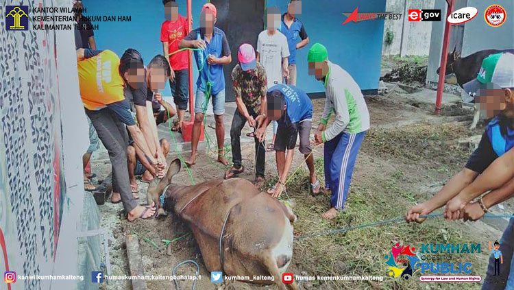 Puncak Acara Peringati Idul Adha 1441 H di Lapas Sampit