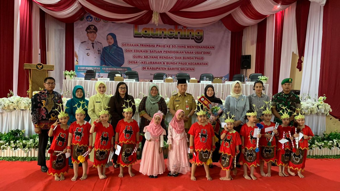 Pj. Bupati Barsel Launching Gerakan Transisi PAUD ke SD
