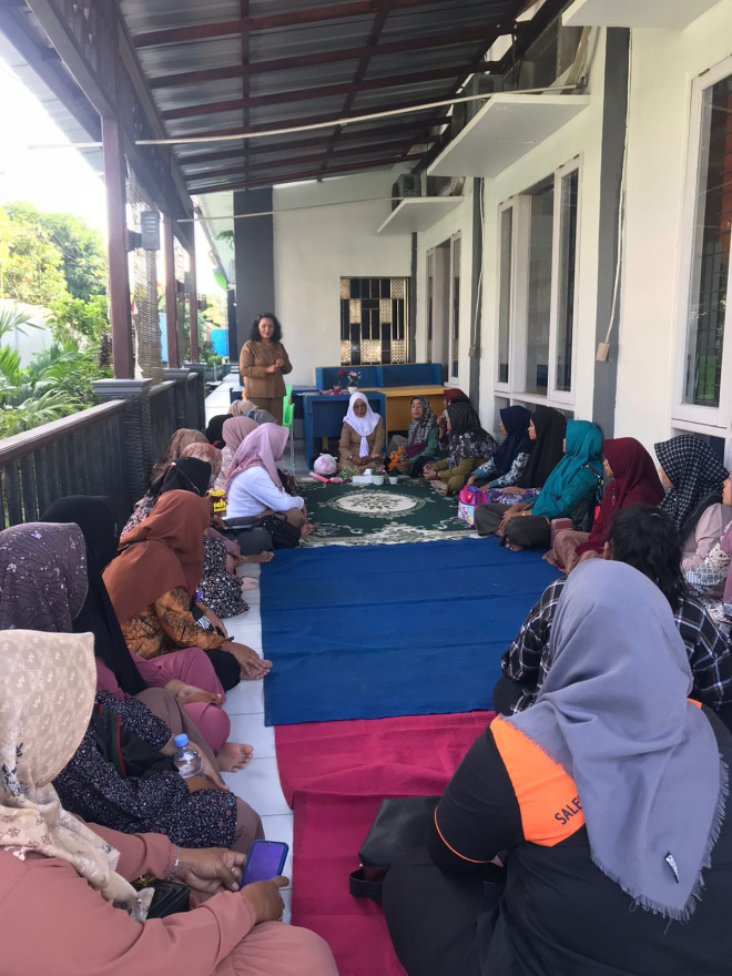 Dispursip Kobar Adakan Kegiatan Story Telling dan Kelas Berbagi bersama TK Harapan Mulia
