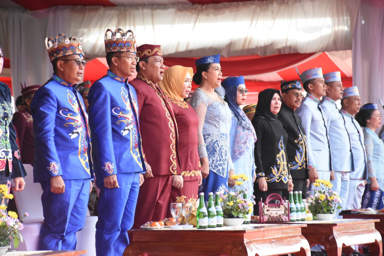 Wagub Kalteng Pimpin Upacara Hari Jadi Ke 21 Kabupaten Murung Raya