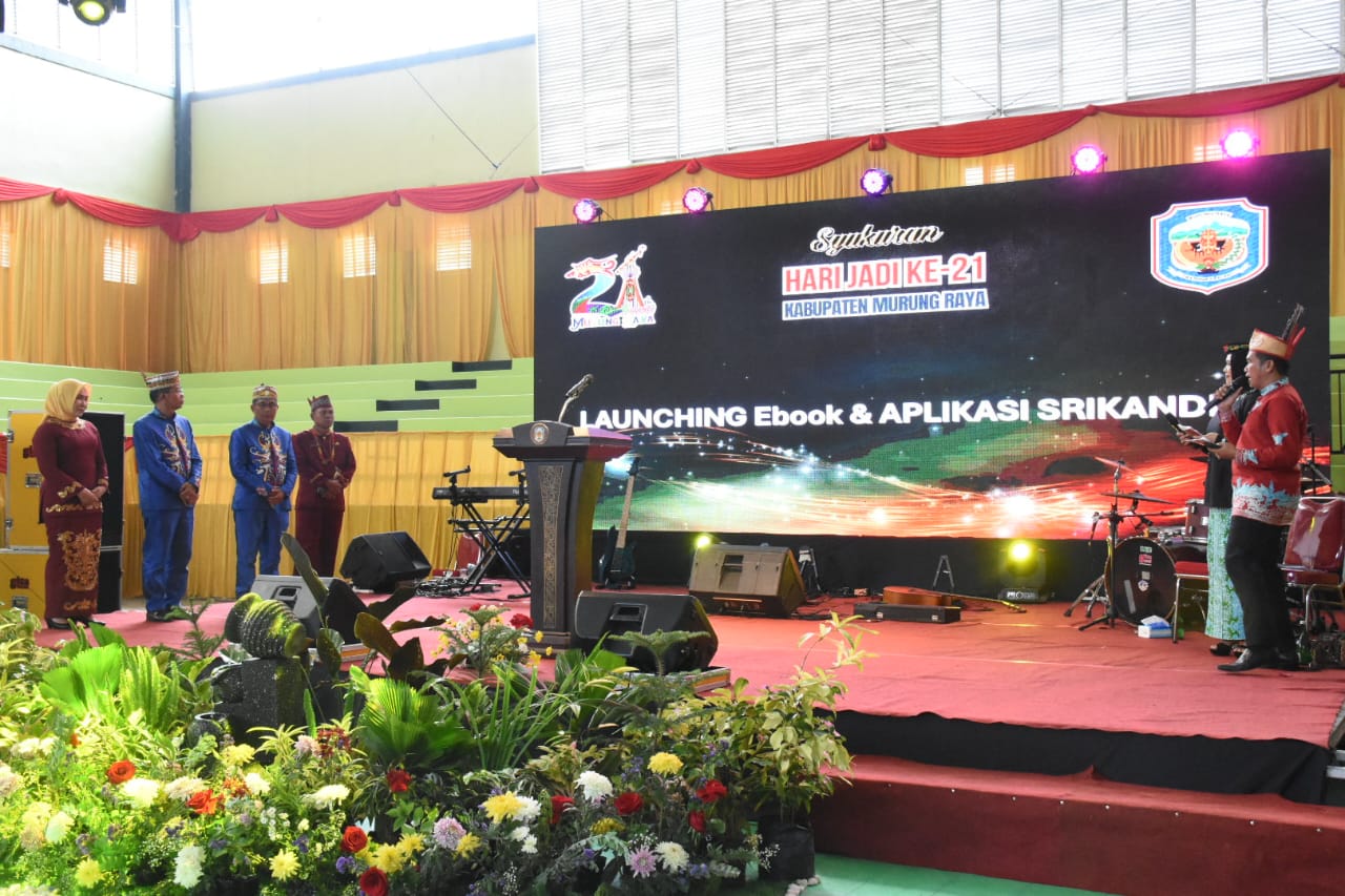 Kadispursip Nunu Andriani Hadiri Launching I-Murung Raya dan Aplikasi SRIKANDI Kabupaten Murung Raya