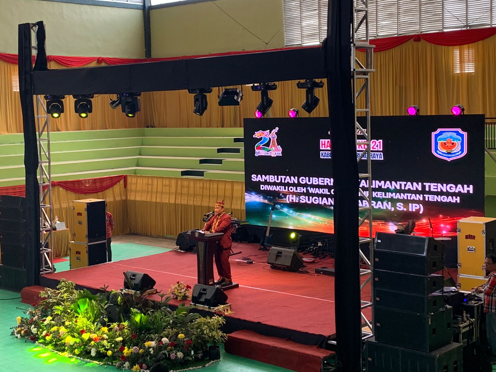 Kadispursip Nunu Andriani Hadiri Launching I-Murung Raya dan Aplikasi SRIKANDI Kabupaten Murung Raya