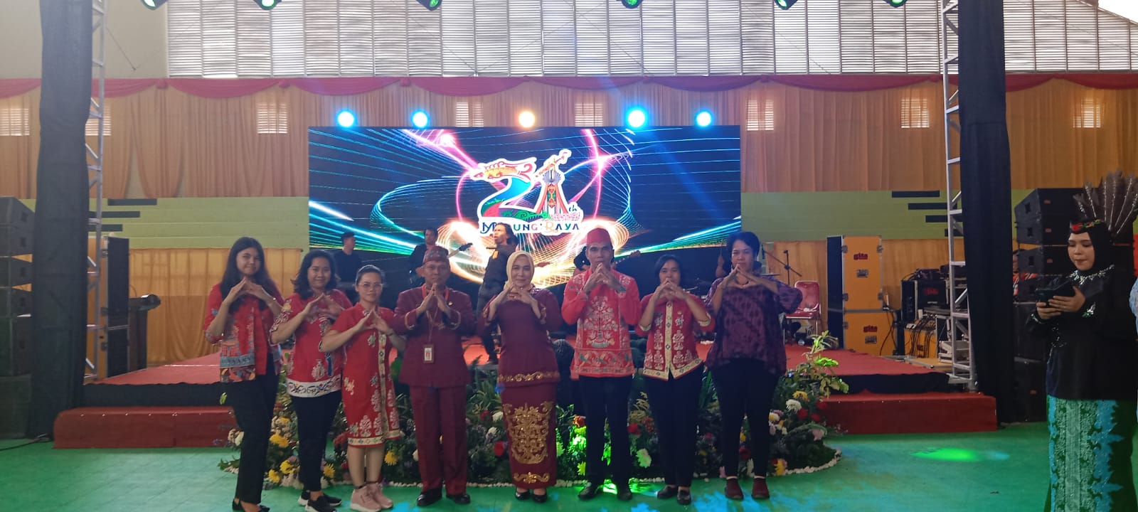 Kadispursip Nunu Andriani Hadiri Launching I-Murung Raya dan Aplikasi SRIKANDI Kabupaten Murung Raya