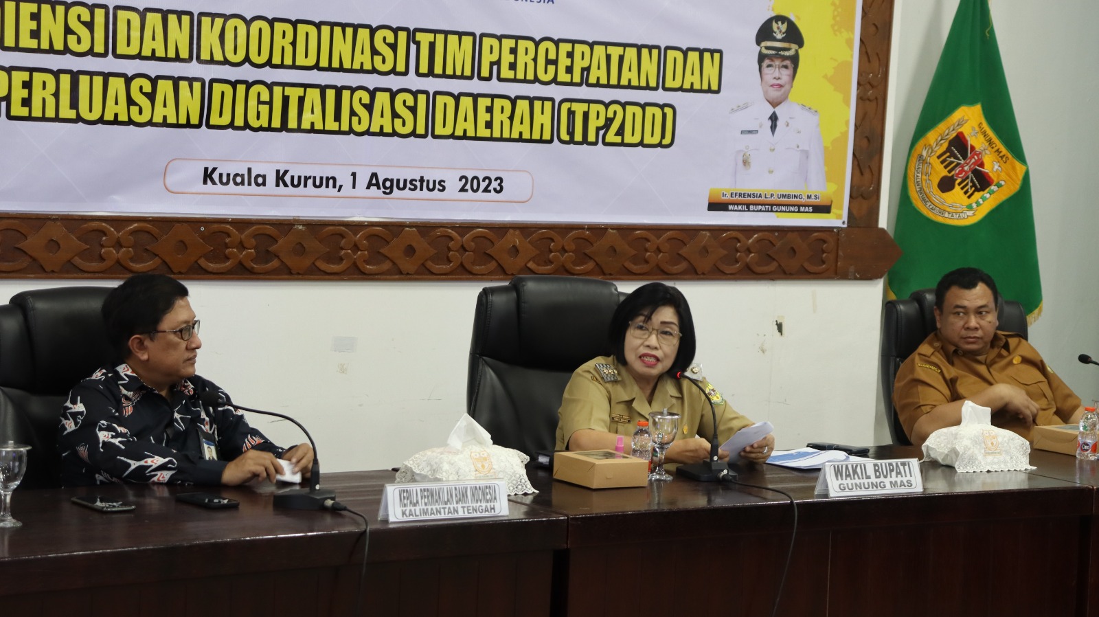 Menuju Tata Kelola Keuangan Daerah Berbasis Digital, Pemkab Gumas Gelar Audiensi Dengan BI 