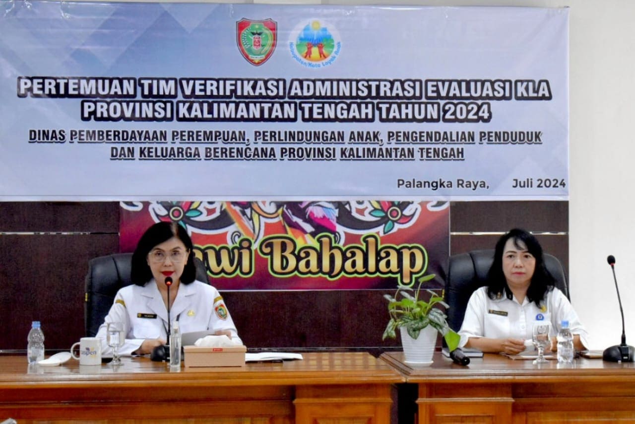 DP3APPKB Laksanakan Pertemuan Tim Verifikasi Administrasi Evaluasi KLA Provinsi Kalimantan Tengah Tahun 2024