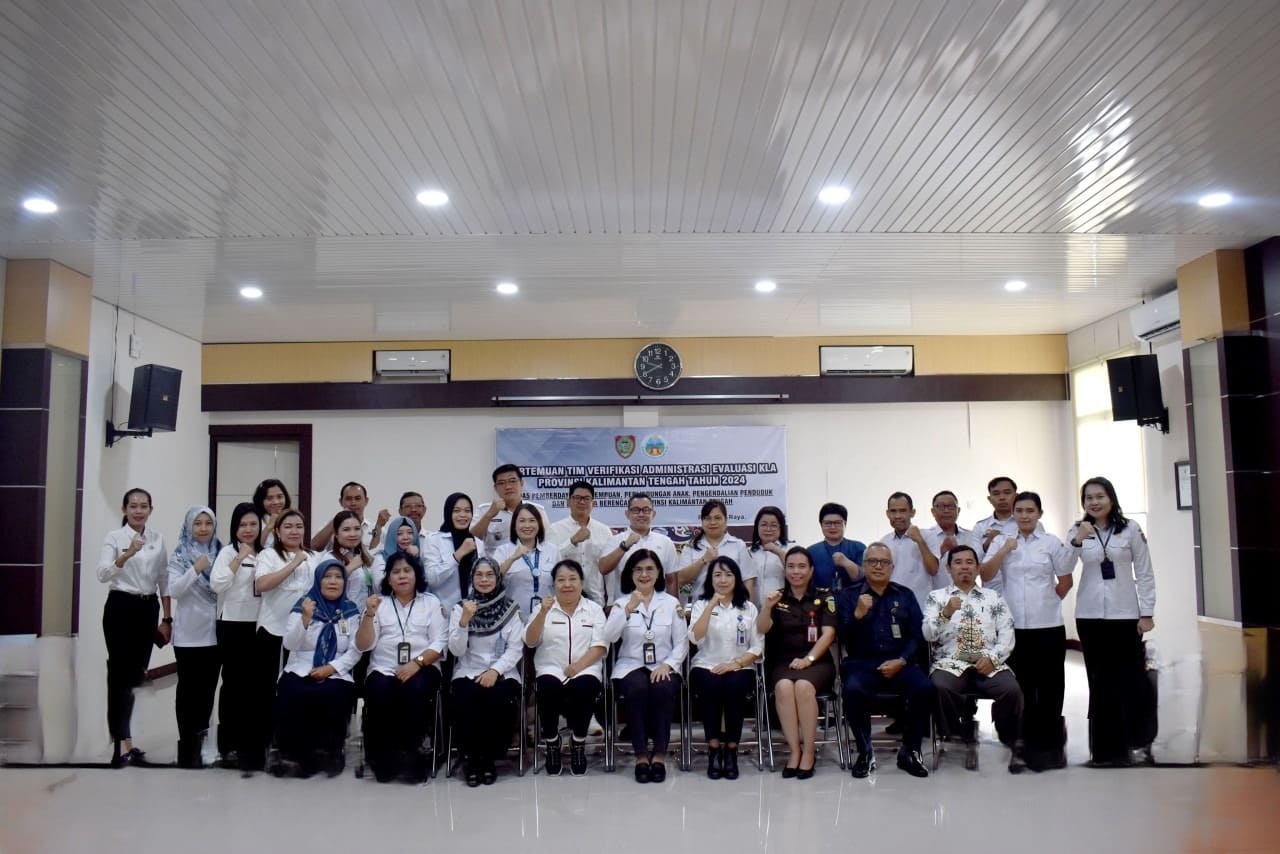 DP3APPKB Laksanakan Pertemuan Tim Verifikasi Administrasi Evaluasi KLA Provinsi Kalimantan Tengah Tahun 2024