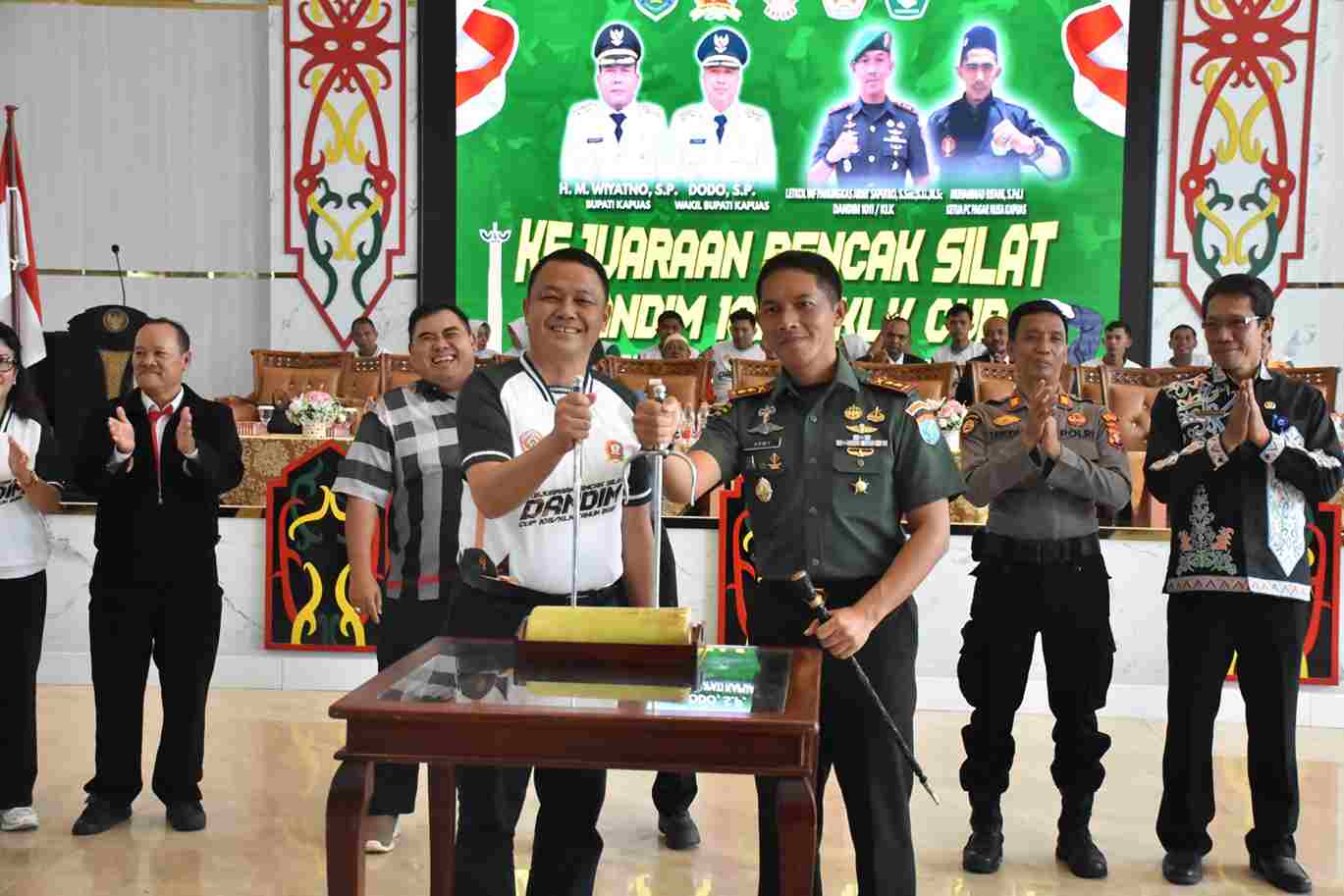 Kejuaraan Pencak Silat Dandim 1011/KLK Cup Resmi Berlangsung