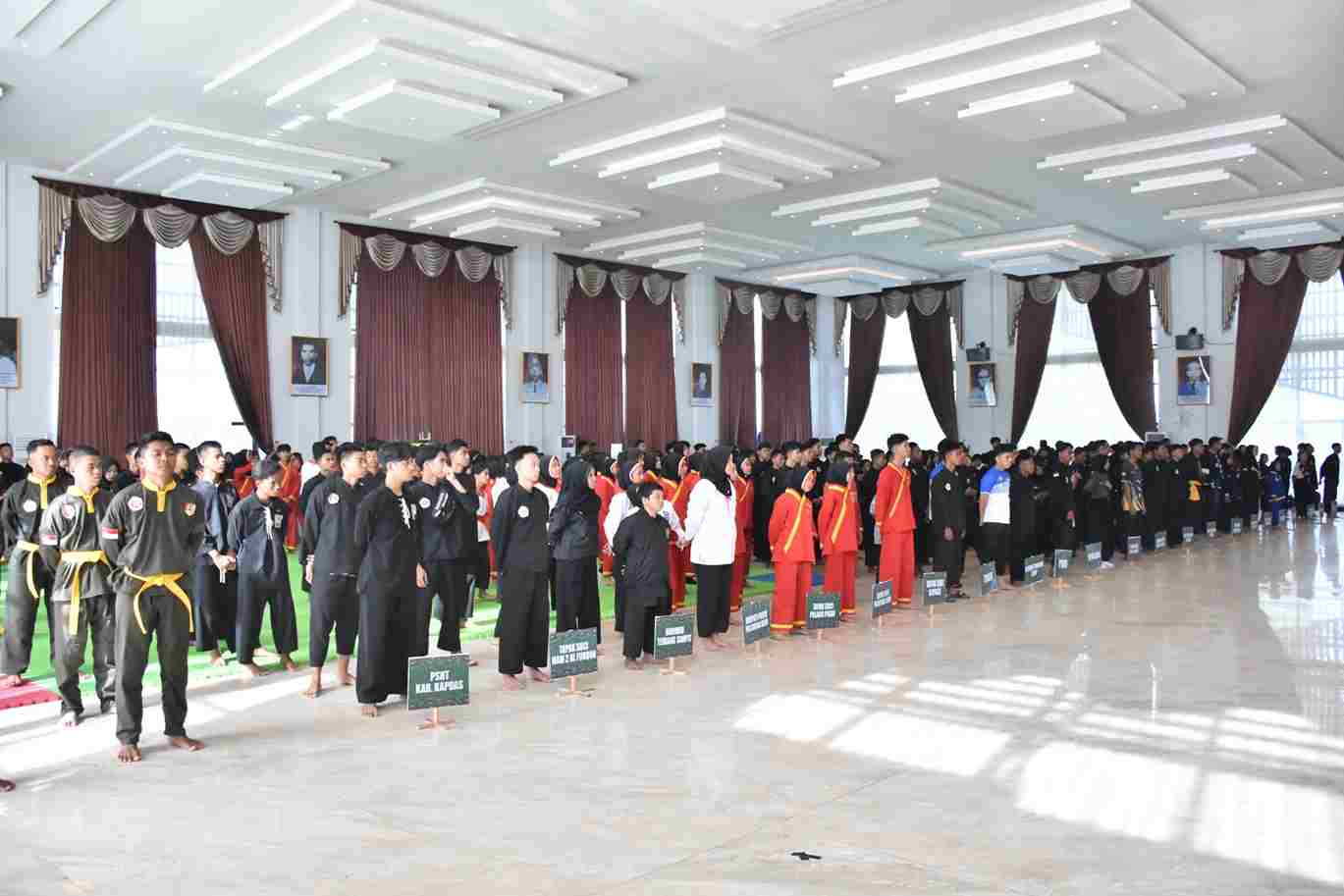 Kejuaraan Pencak Silat Dandim 1011/KLK Cup Resmi Berlangsung