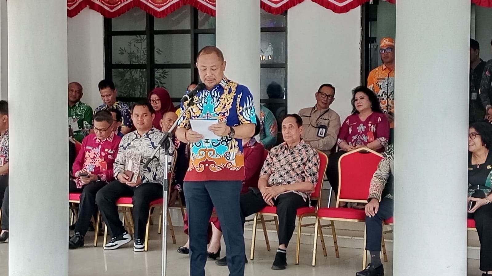 Bupati Eddy Raya Lepas Keberangkatan 40 Peserta Kontingen Barsel Ikuti PEDA KTNA Kalteng 2025