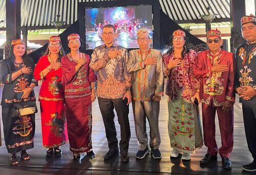 Tim Kesenian Kalteng Menyala di Pasar Raya Taman Budaya Jawa Tengah Ke - 2 Tahun 2025